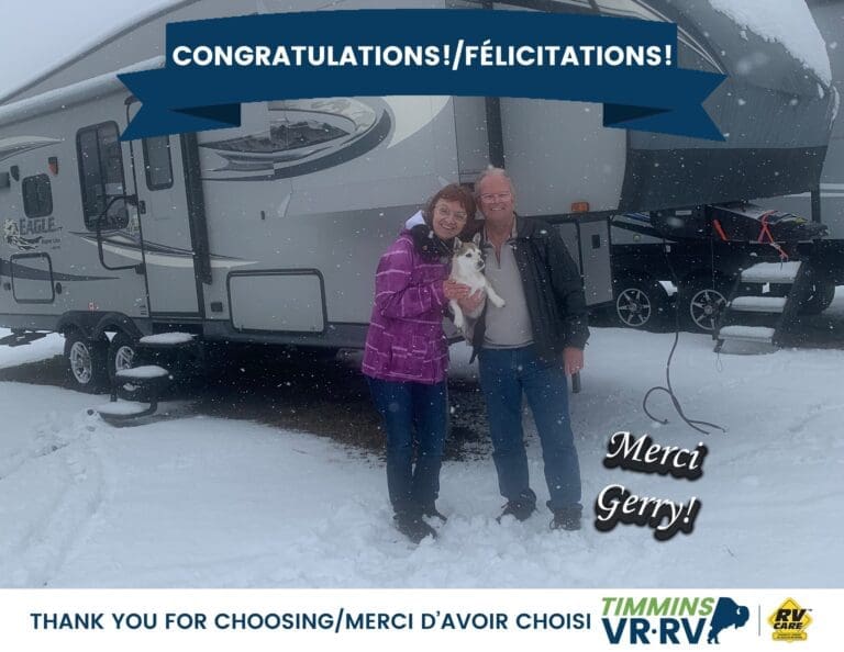 Happy Campers – a satisfied Timmins RV customer