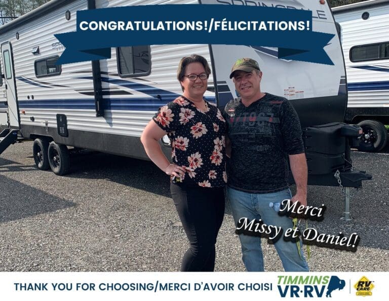 Happy Campers – a satisfied Timmins RV customer