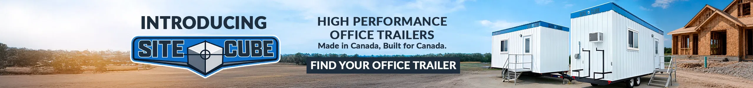 Site Cube — High performance office trailers, made in Canada, built for Canada. Find your office trailer