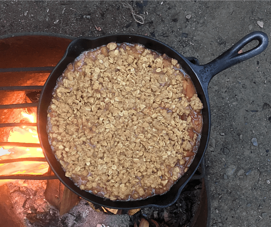 Quelques recettes camping à la poêle